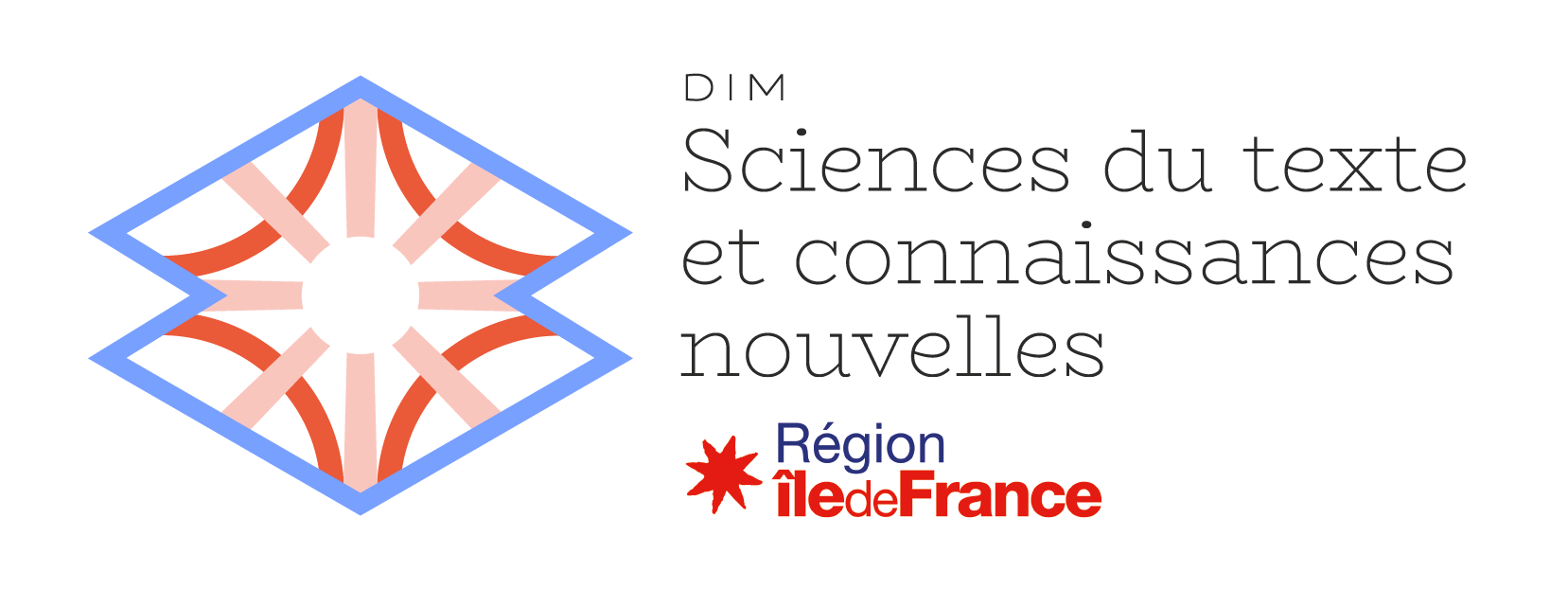 Logo “DIM - Sciences du texte et connaissances nouvelles”